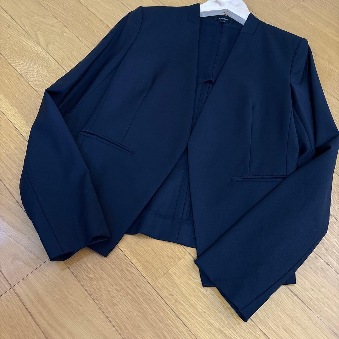 セオリー　パンツスーツ　ネイビー　サイズ0