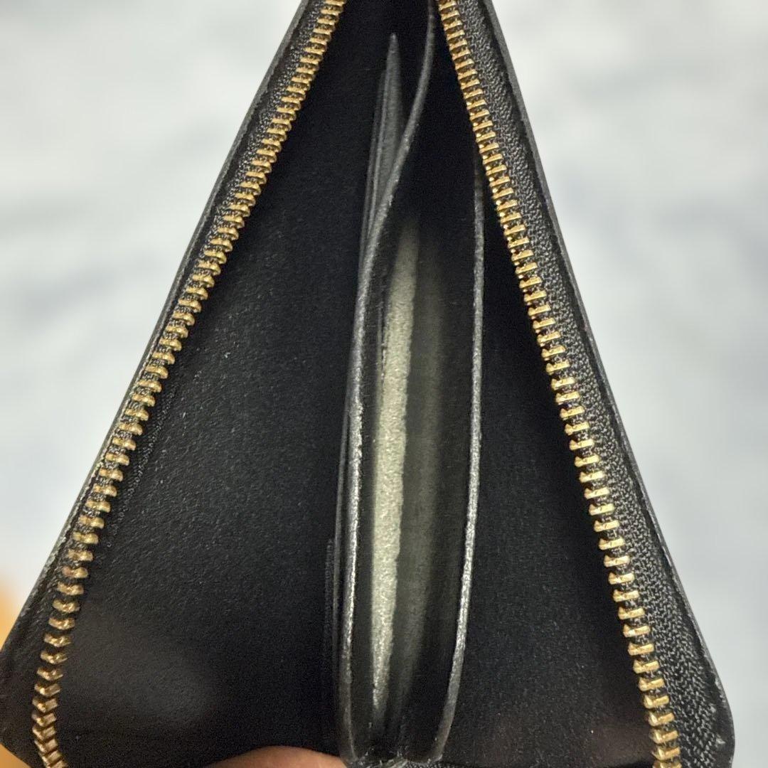 HERZ ALL 本革L字ファスナーブラック