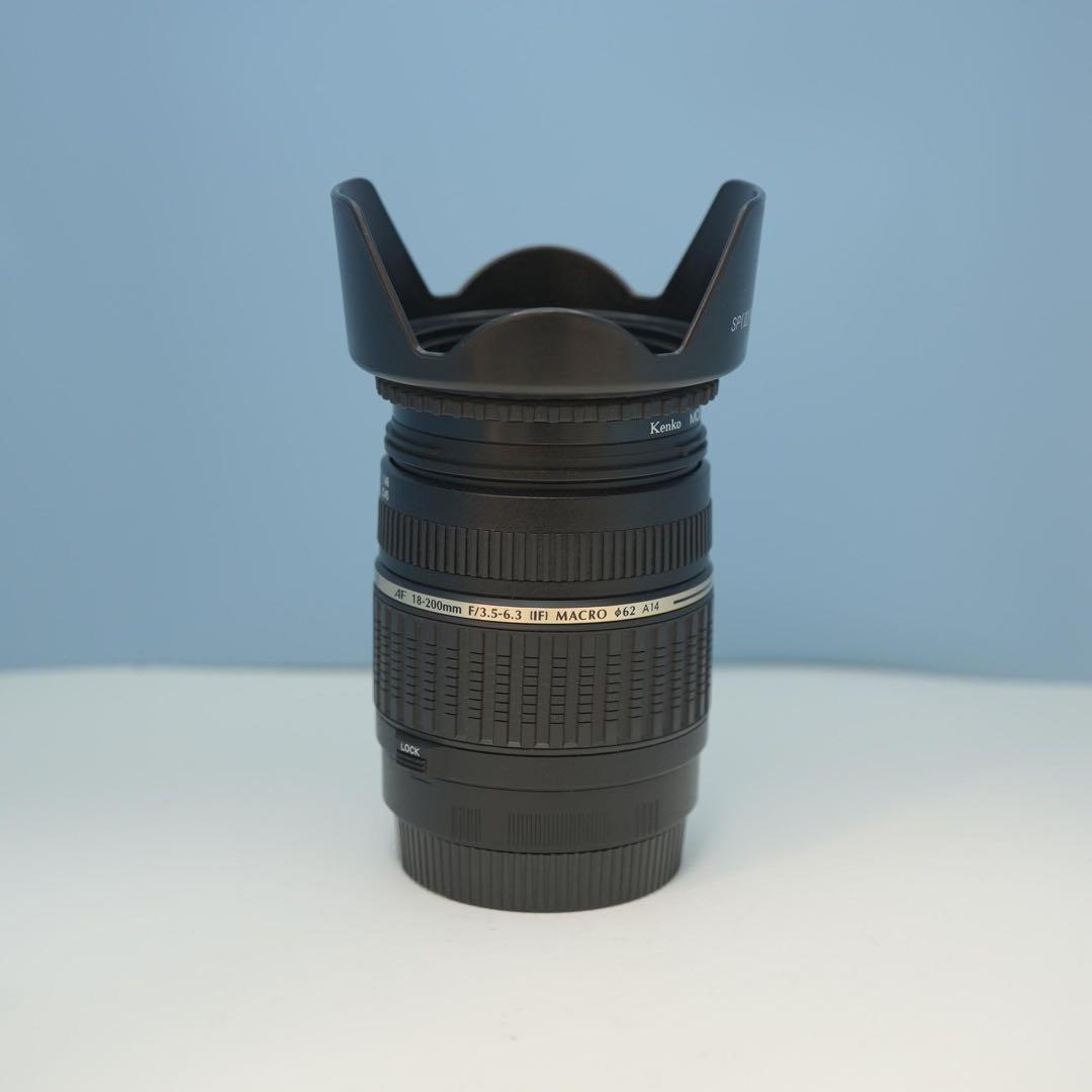 TAMRON 18-200mm Canon用 標準+望遠レンズ 美品！a3331