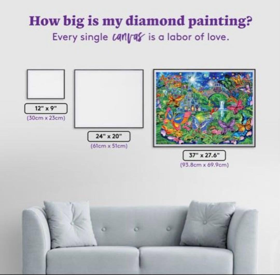 ダイヤモンドアートクラブ　Butterfly Fantasy DACキット