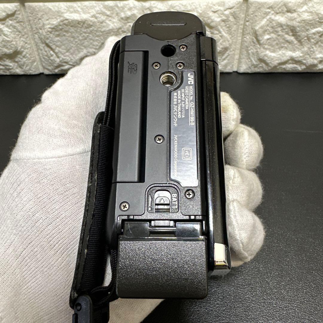 美品　JVC Everio GZ-HM199-B 動作確認済 SDカード付き