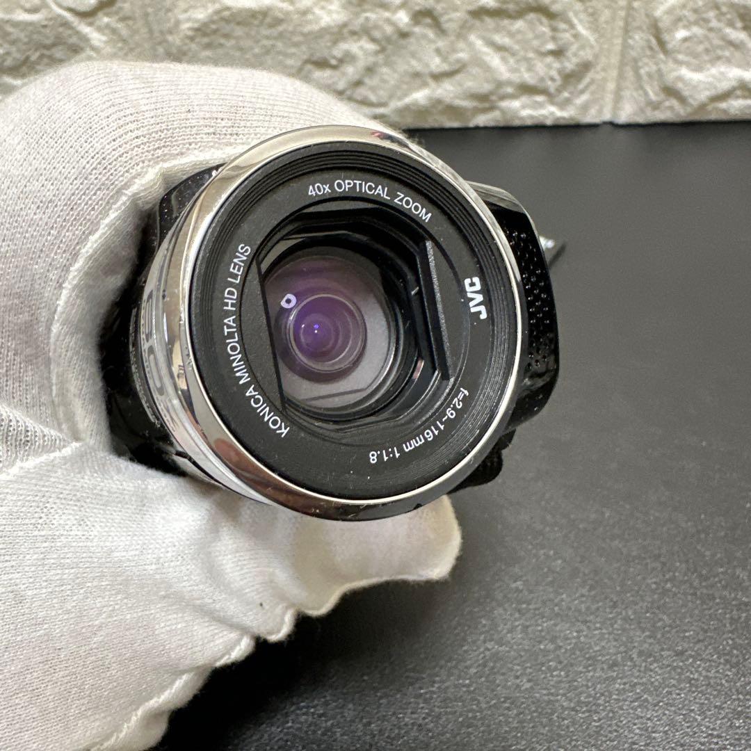 美品　JVC Everio GZ-HM199-B 動作確認済 SDカード付き