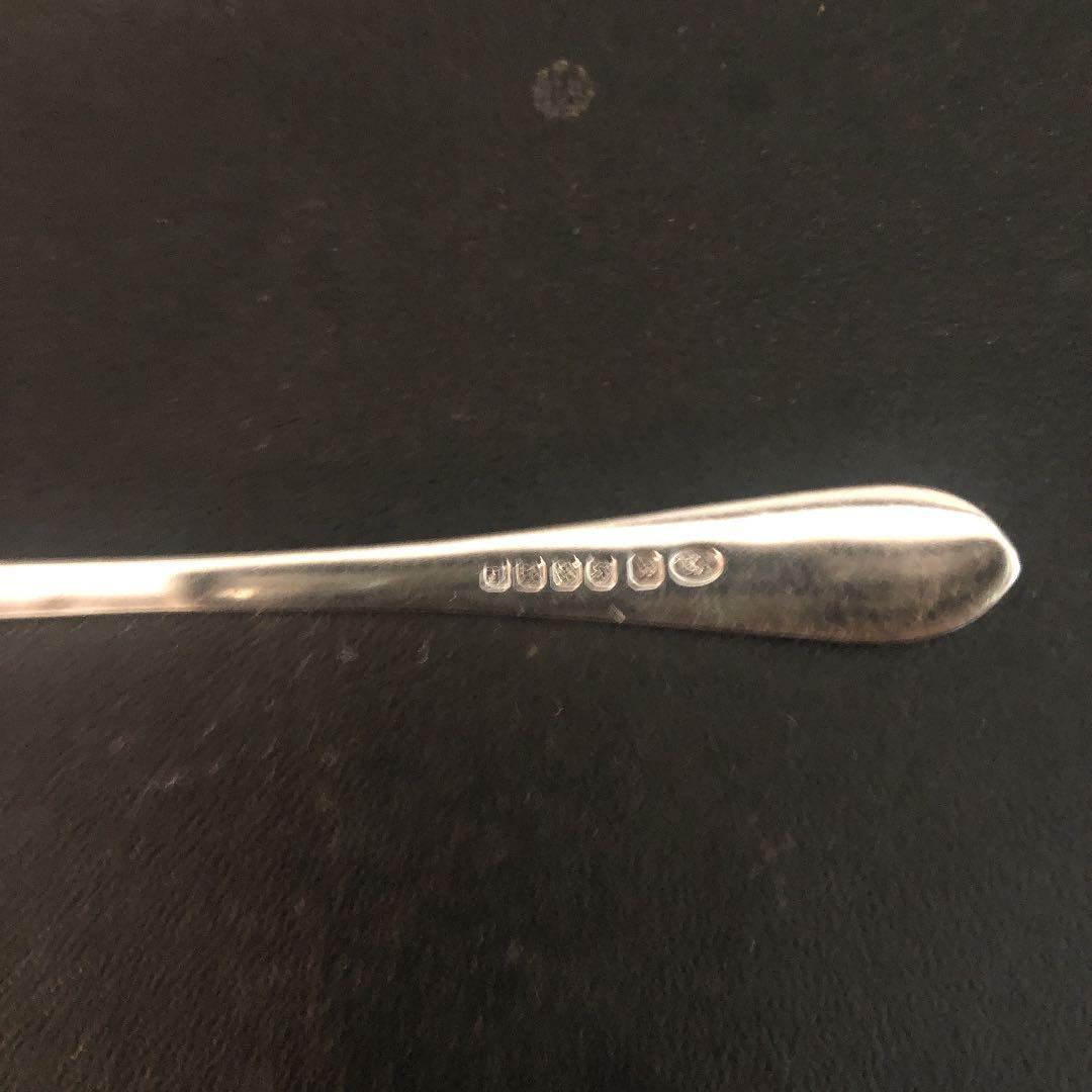 英アンティーク　ティースプーン12本＆シュガートング