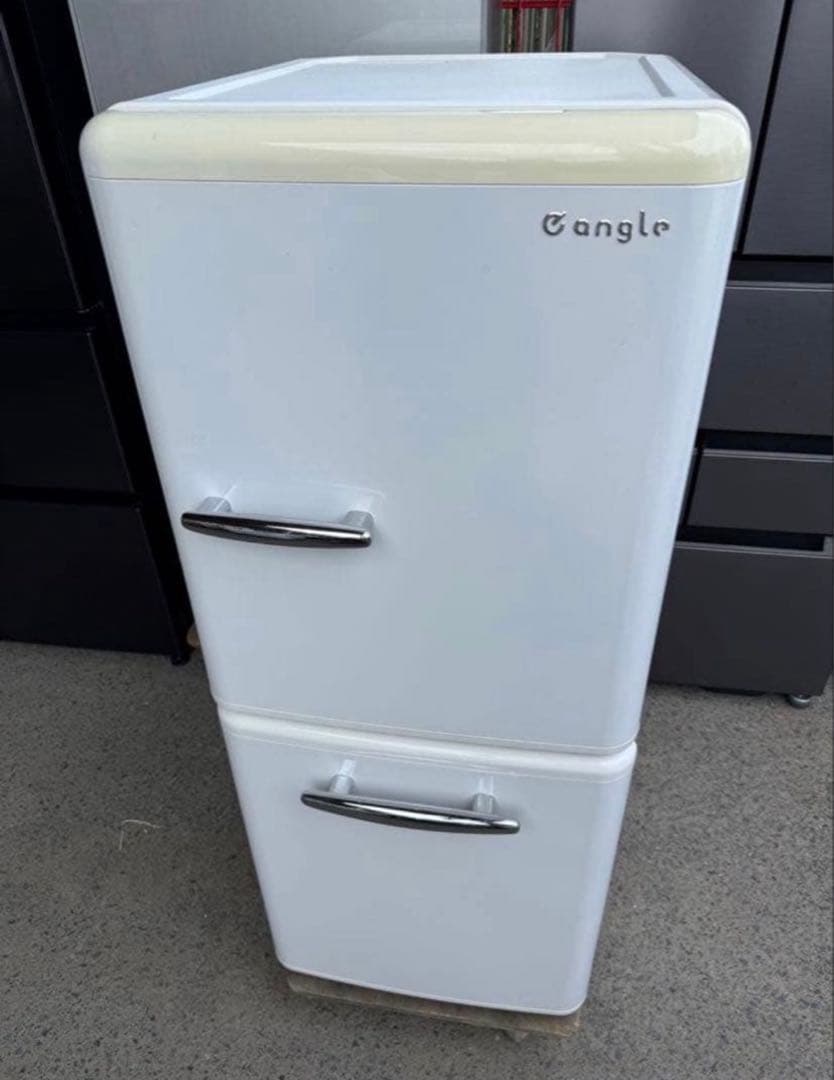2019年式 149L eangle レトロ風 冷蔵庫 ANGRE151A1