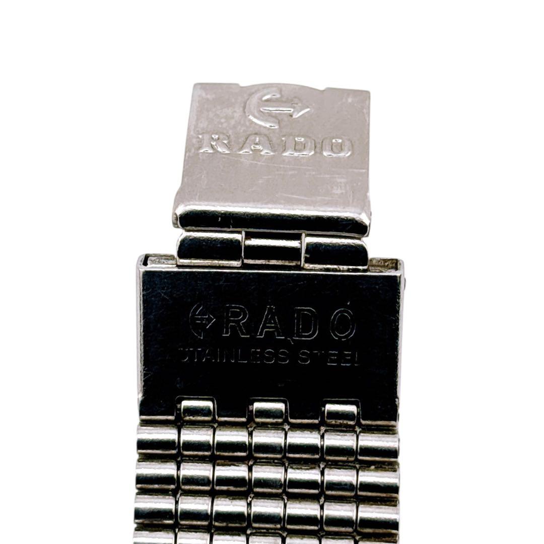 【稼働】 ラドー 腕時計 バルボア5 デイト メンズ ブラウン 純正ベルト