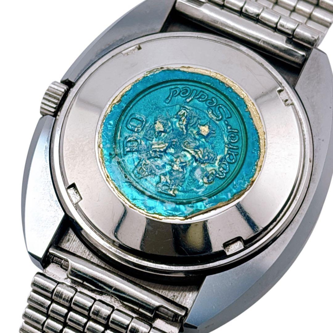 【稼働】 ラドー 腕時計 バルボア5 デイト メンズ ブラウン 純正ベルト