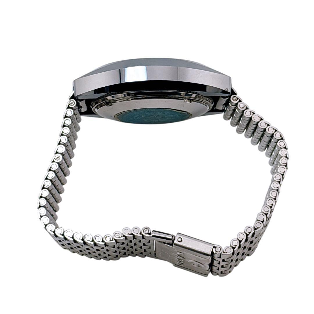 【稼働】 ラドー 腕時計 バルボア5 デイト メンズ ブラウン 純正ベルト