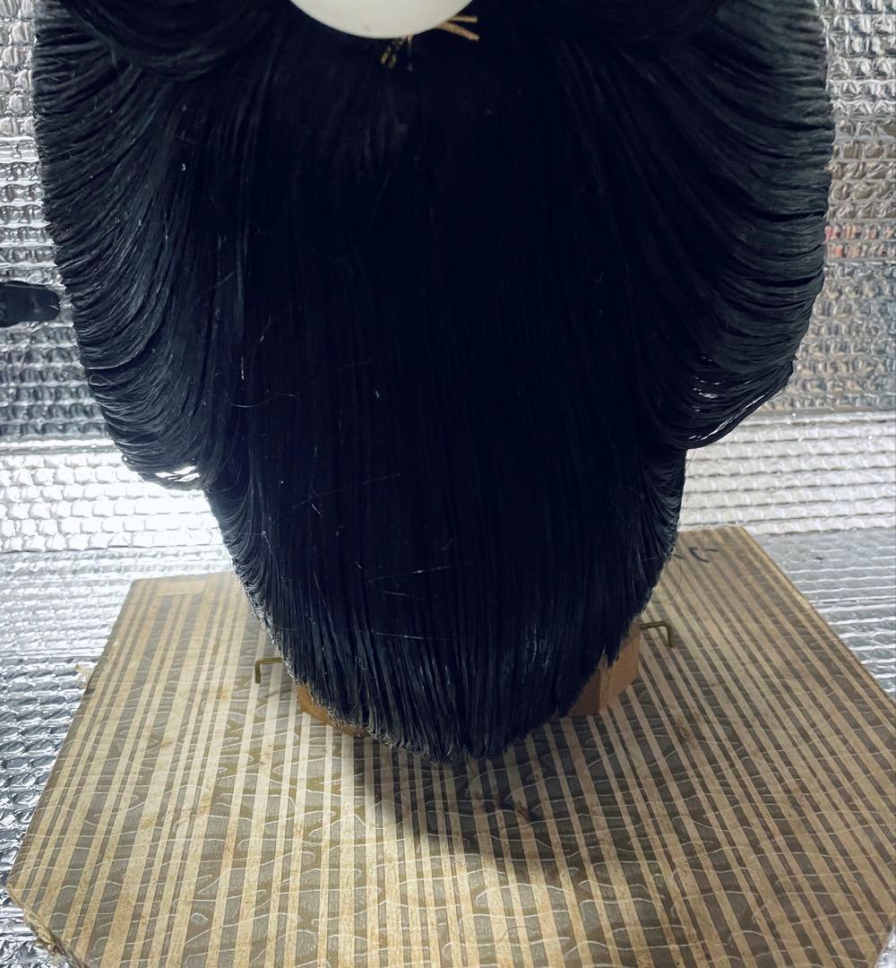 人毛BLACK 日本髪ウィッグ Sサイズ（中サイズ）