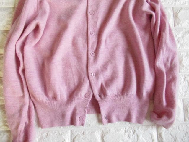 トゥモローランド マカフィー 春 きれい色 上質 ニット カーディガン ピンク