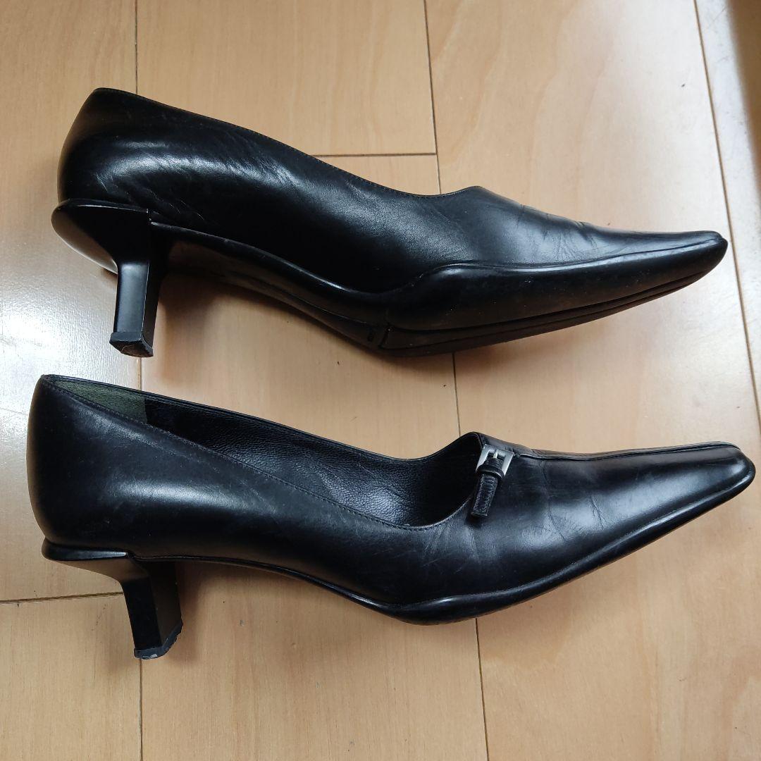 Prada 黒 ヒール5cm