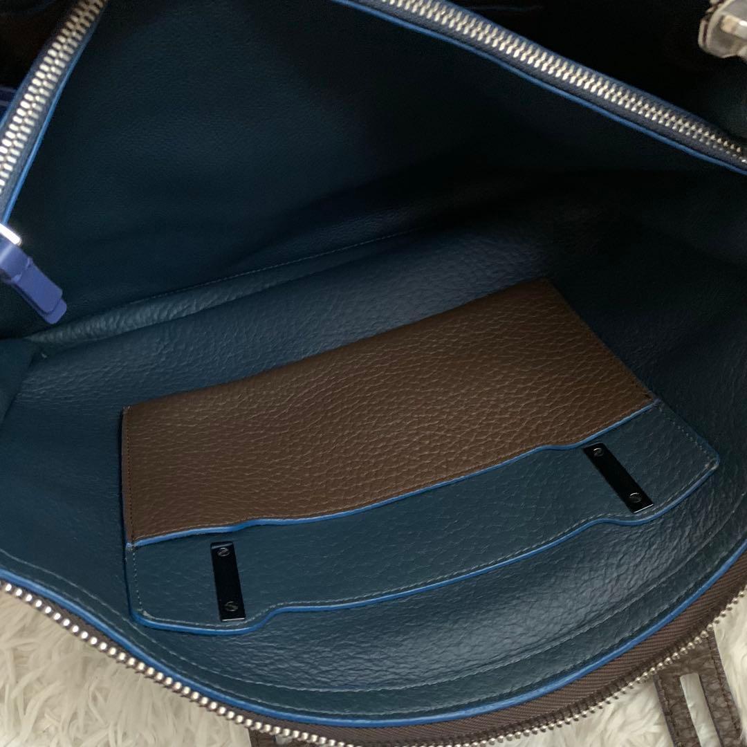 極美品✨フルラ トートバッグ ジョーヴェ オールレザー ブラウン 付属品付き