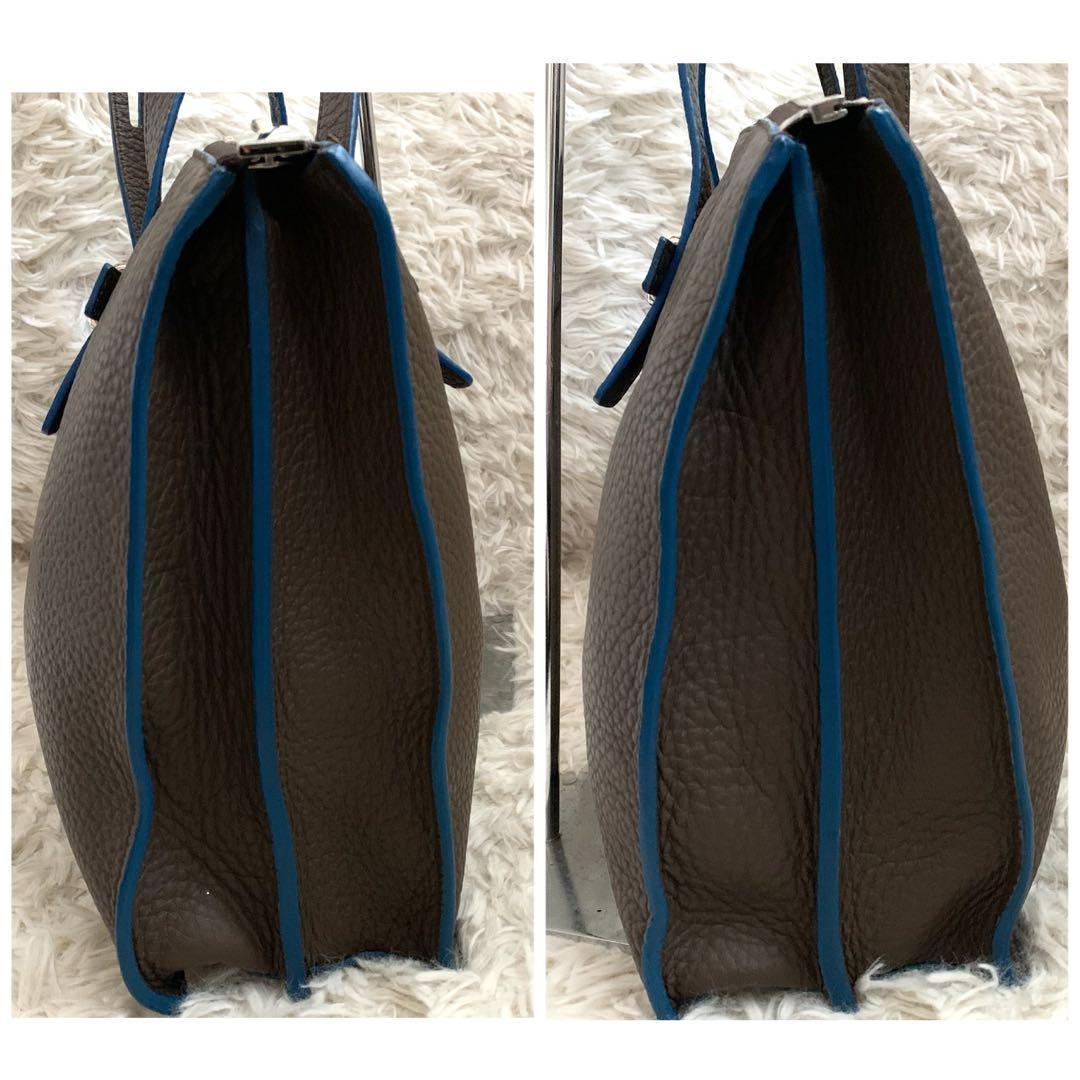 極美品✨フルラ トートバッグ ジョーヴェ オールレザー ブラウン 付属品付き