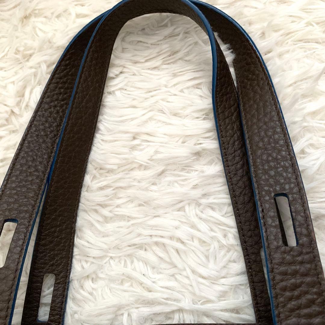 極美品✨フルラ トートバッグ ジョーヴェ オールレザー ブラウン 付属品付き