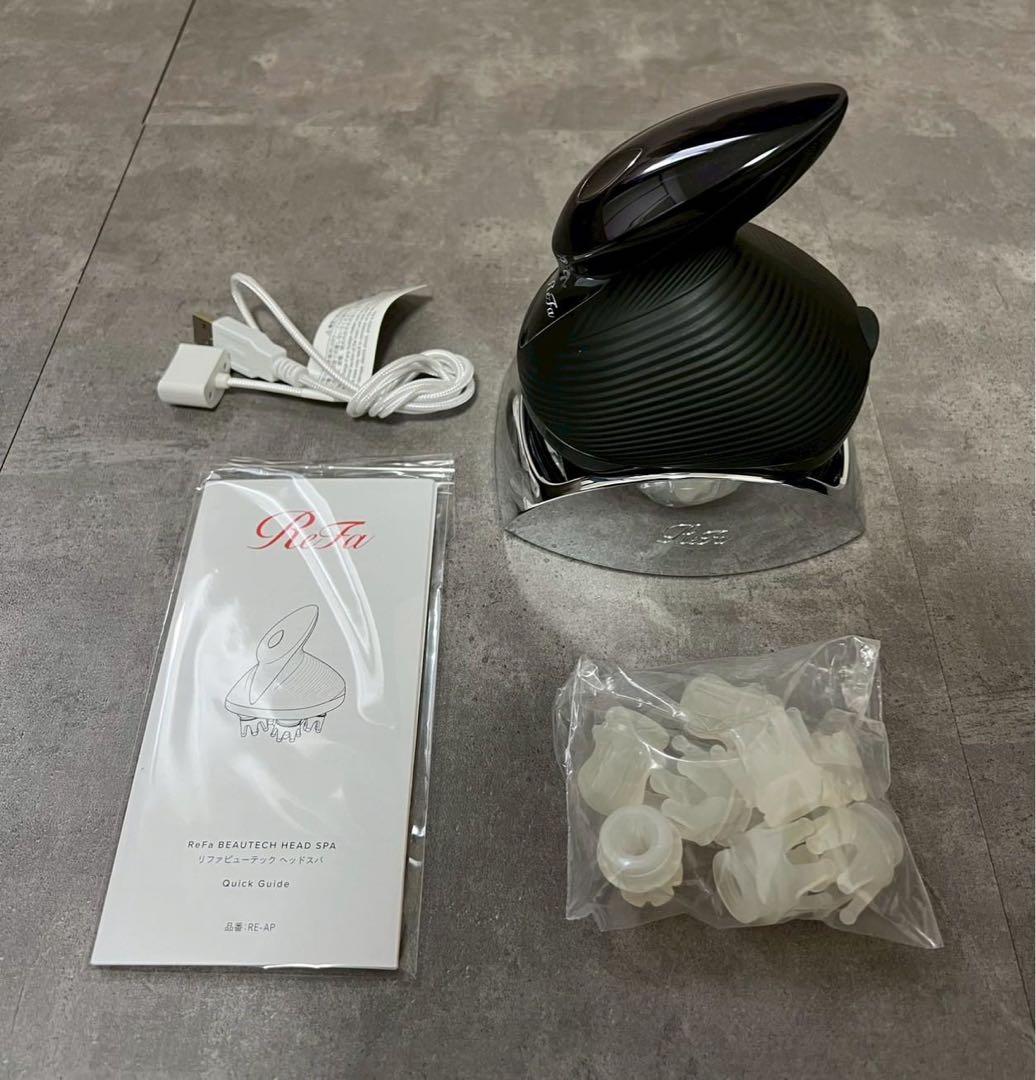 ReFa HEAD SPA オリジナルショッパー付き 黒MTG 頭皮マッサージ