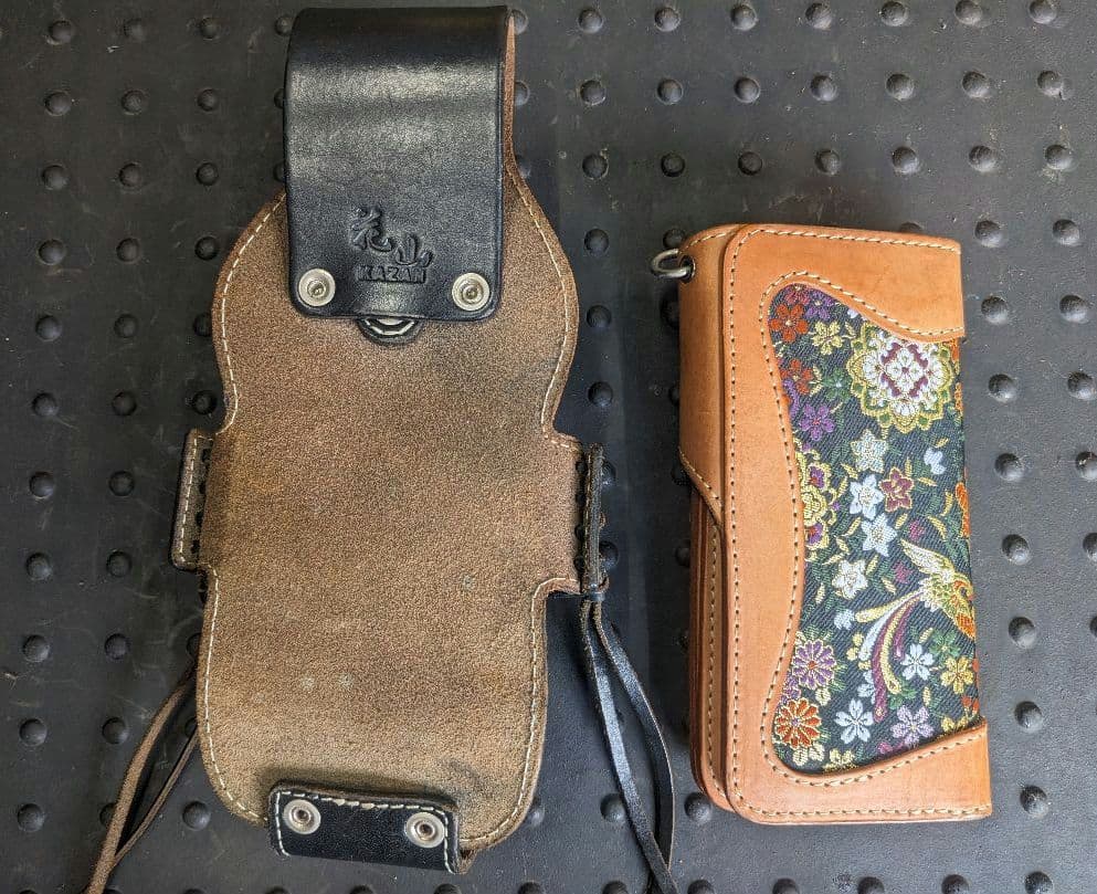 DEGNER 花山 KAZAN 本革 ウォレットケースのみ