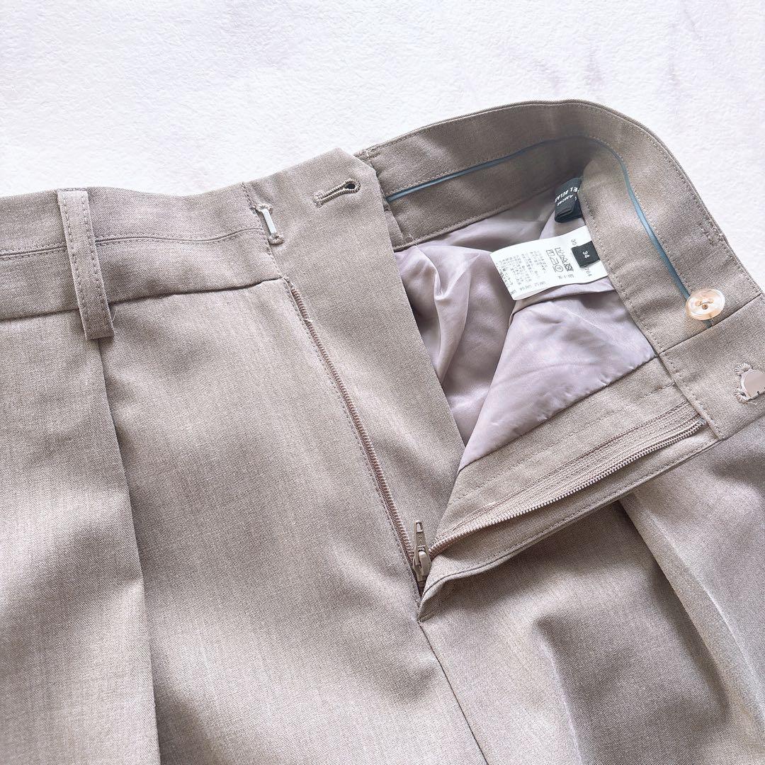 美品ユナイテッドアローズ　パンツスーツ ノーカラージャケット　小さめサイズ