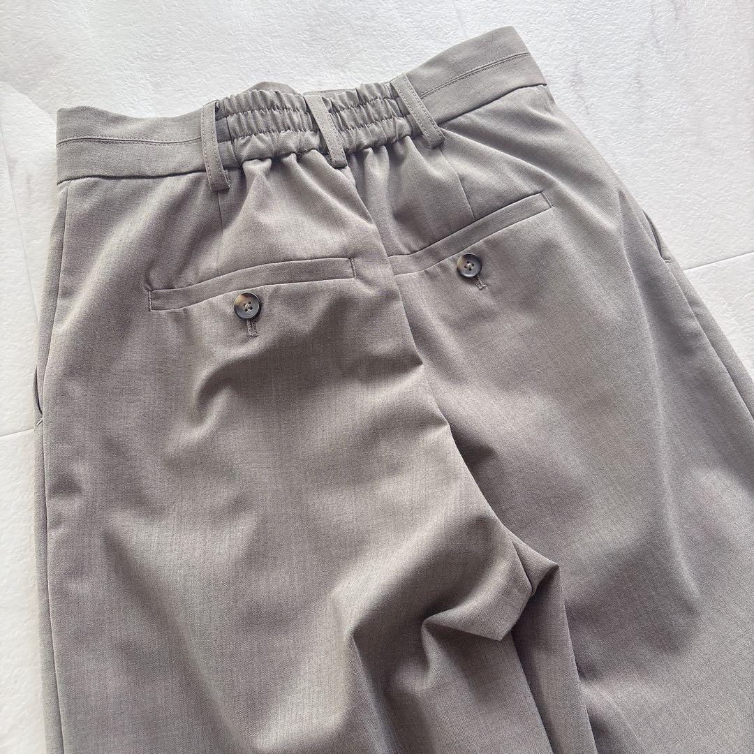 美品ユナイテッドアローズ　パンツスーツ ノーカラージャケット　小さめサイズ