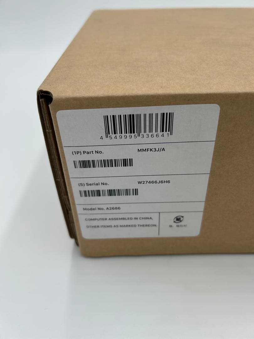 【新品】MacminiMCPU/10コアGPUSSD 512GBMMFK3J/A