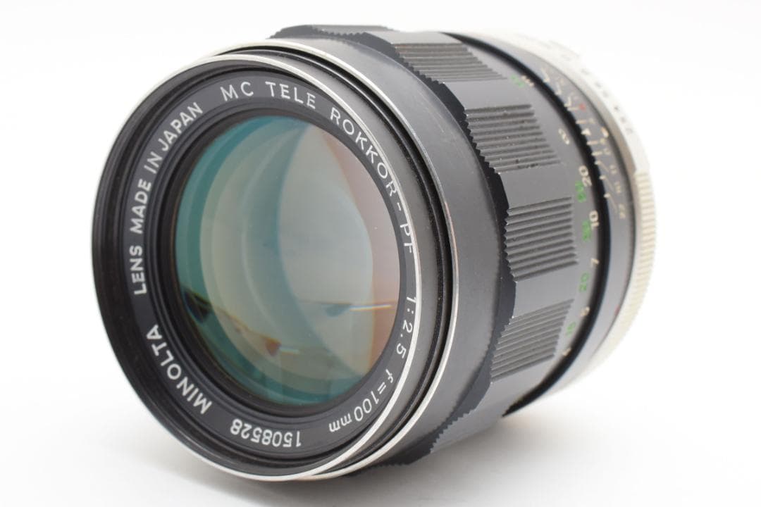 ミノルタ MC Tele ROKKOR-PF 100mm F2.5 カメラレンズ