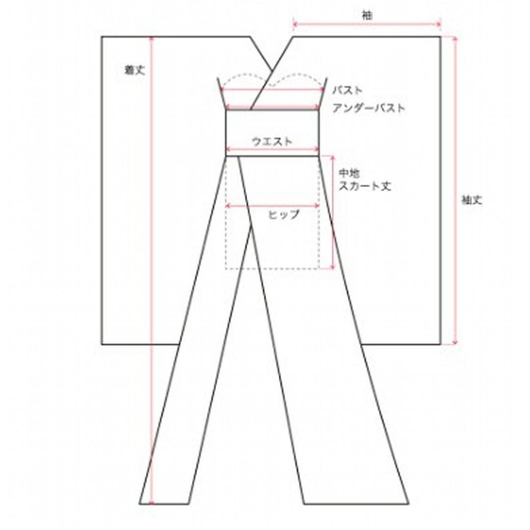 美品 vanityME 花魁 コスチューム 赤 和柄 本格和装 着物 花魁ドレス