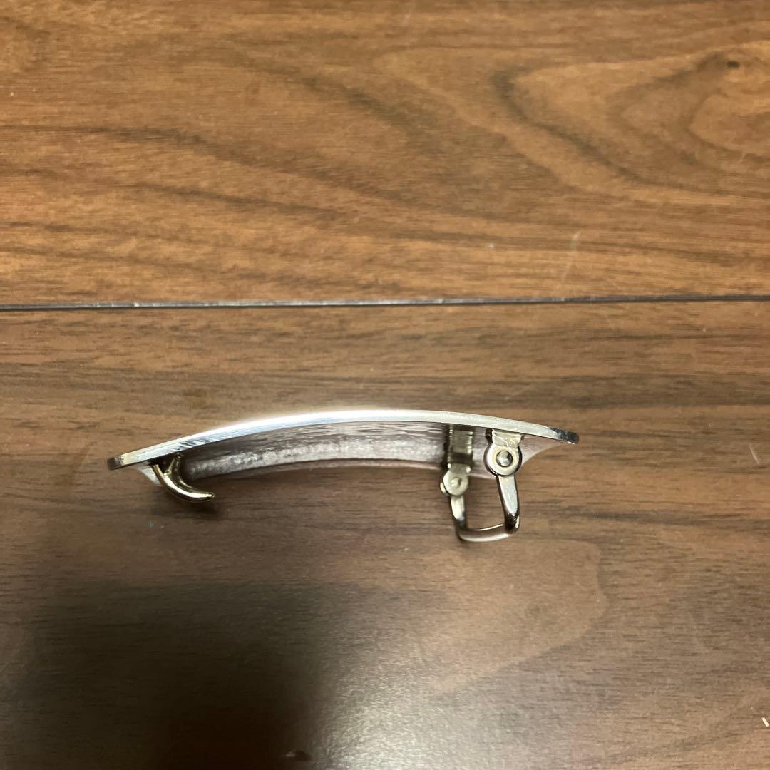 レッドムーン シルバー製　ロゴバックル　銀　美品