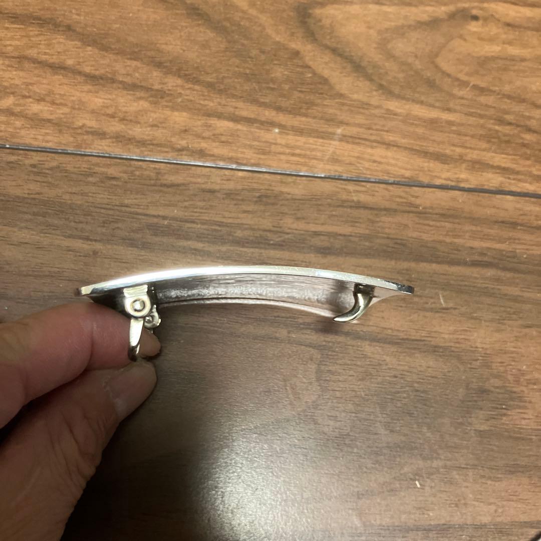 レッドムーン シルバー製　ロゴバックル　銀　美品