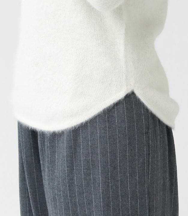 DES PRES デプレ フォックスカシミヤ クルーネックプルオーバー