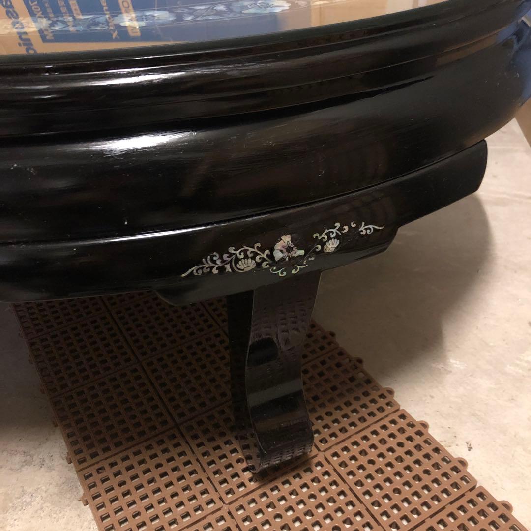 螺鈿テーブル　札幌市引き取り可能