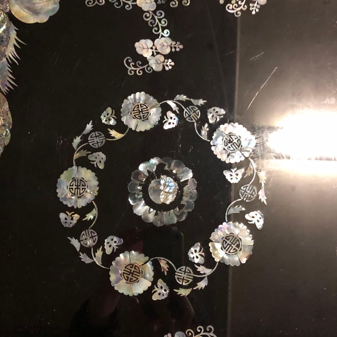 螺鈿テーブル　札幌市引き取り可能