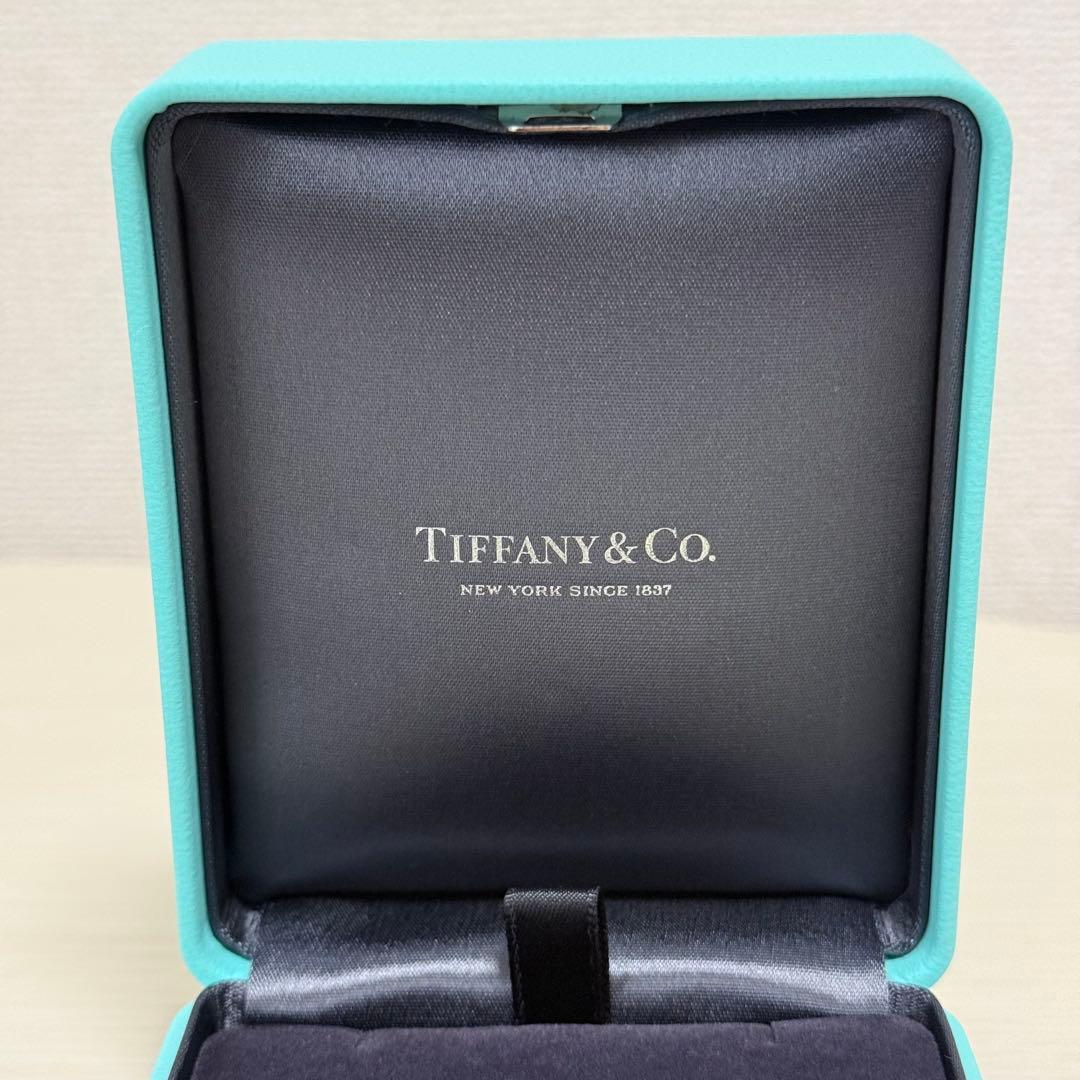 【美品】ティファニージュエリーボックス★空箱★ネックレスケース 紙袋付き