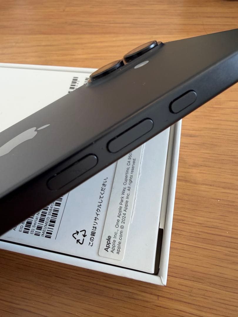 iPhone16 simフリー128G ブラック