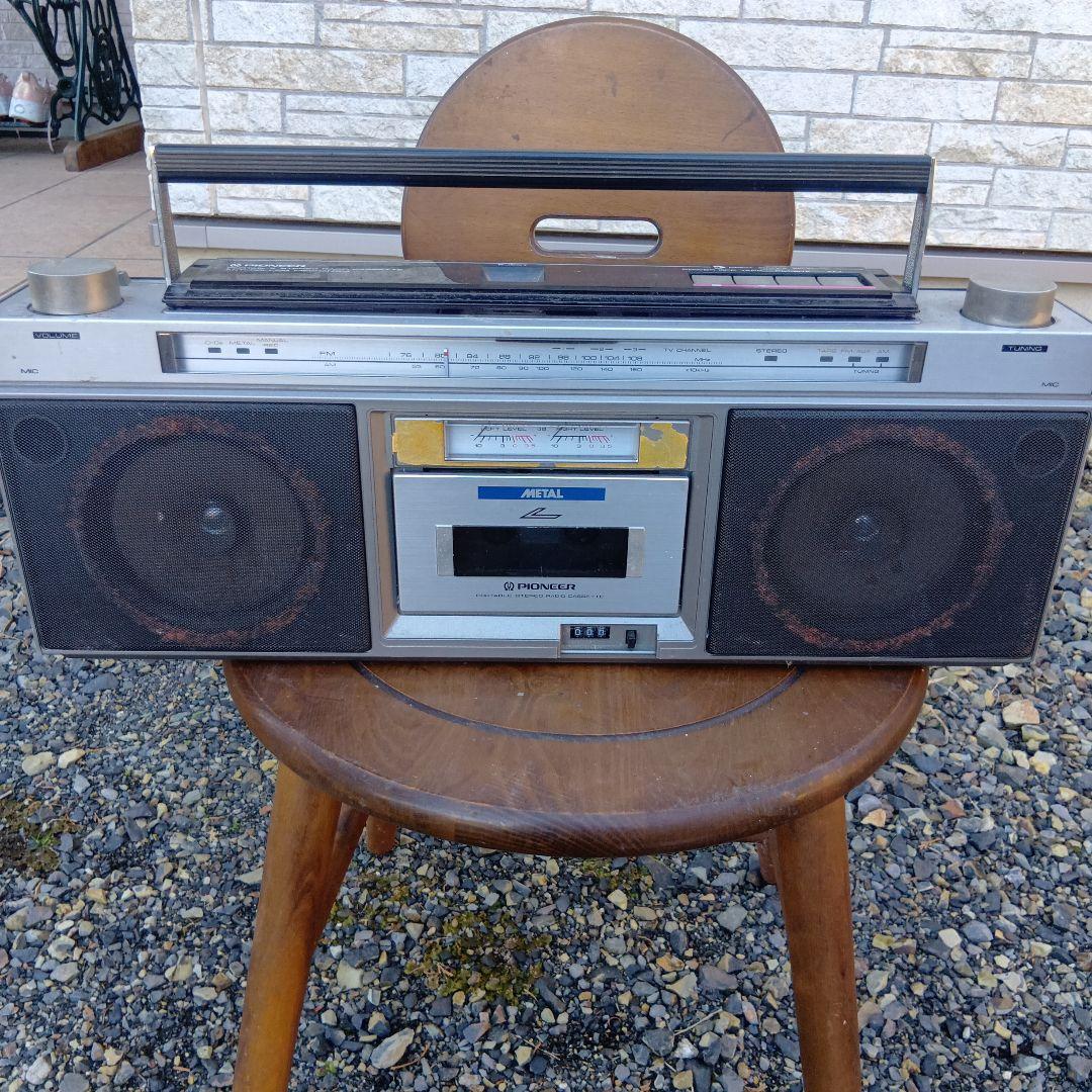 Pioneer ポータブルステレオラジオカセット