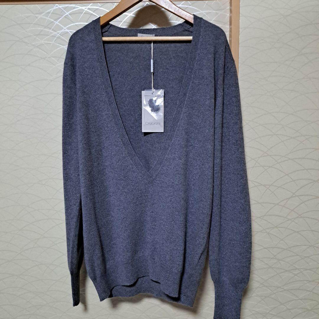 Yu様　新品 クルチアーニ カシミヤ100% セーター 46