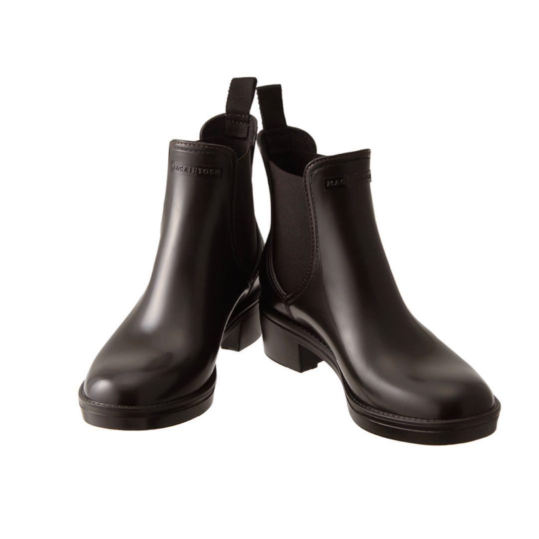 【MACKINTOSH】TRINITYサイドゴアチェルシーレインブーツ ブラウン