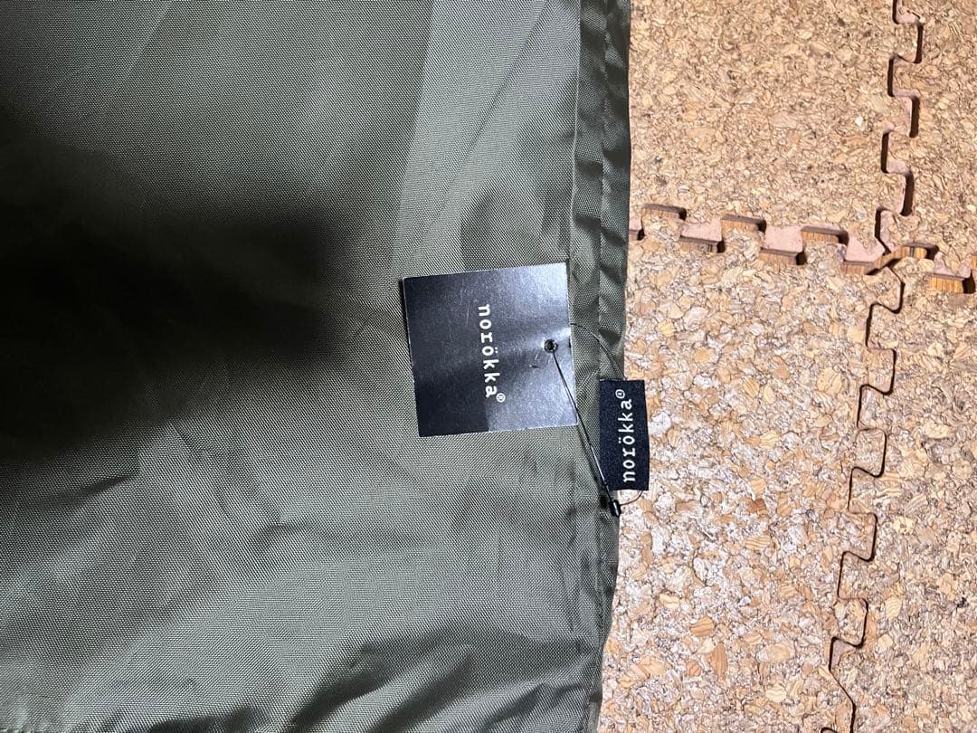 norokka チャイルドシートカバー オリーブ　フロント