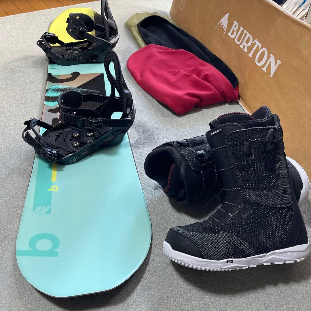 17万‼️メンズ足回り一式、④点セット★Burton・K2