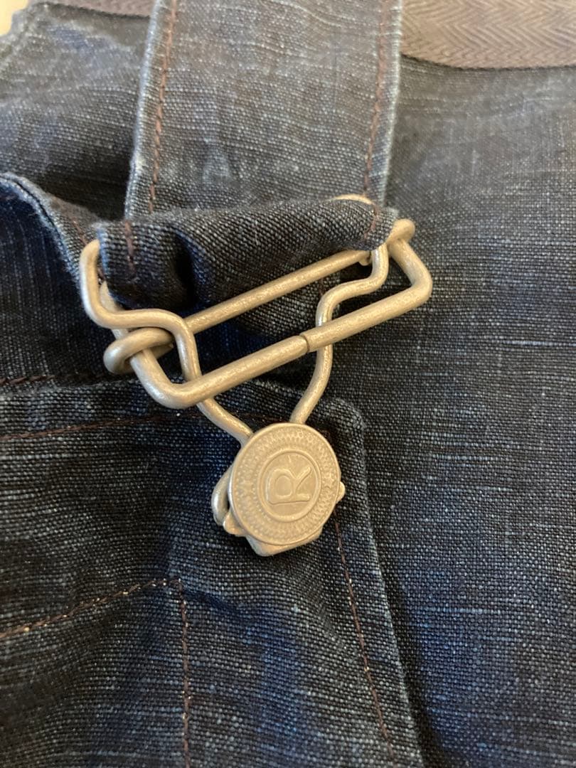 45R リネンの908オーバーオール インディゴ　フォーティーファイブアール