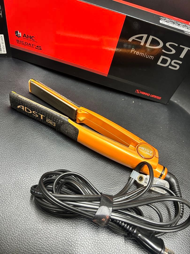 ADST DS2ストレートヘアアイロン オレンジ 箱無し