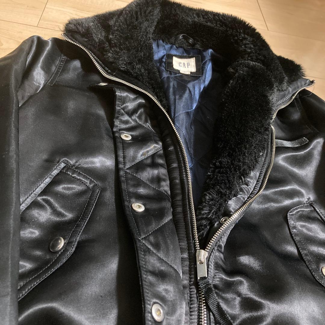 希少 Sサイズ old gap 00s 90s ファー 短丈 軍服 ミリタリー