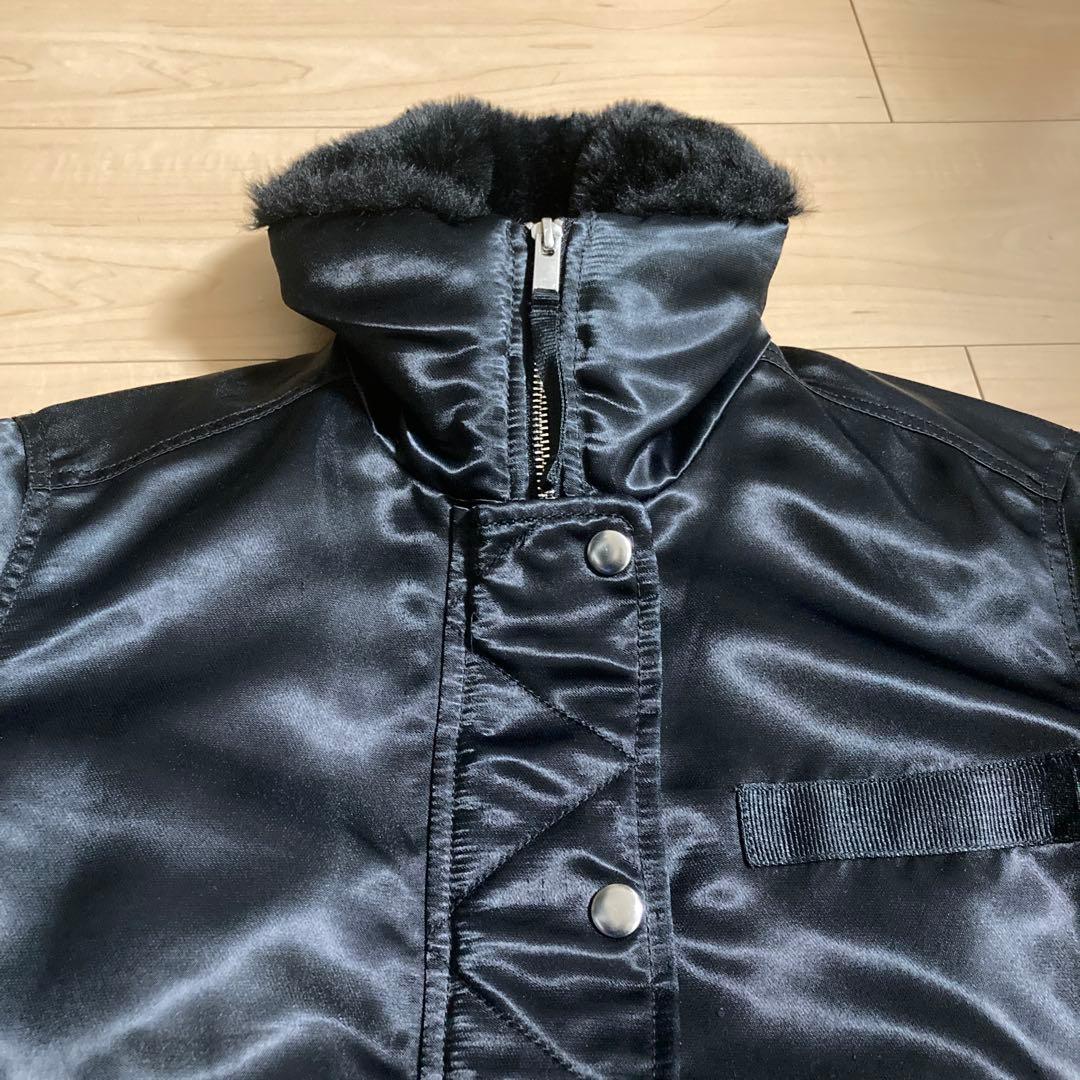 希少 Sサイズ old gap 00s 90s ファー 短丈 軍服 ミリタリー