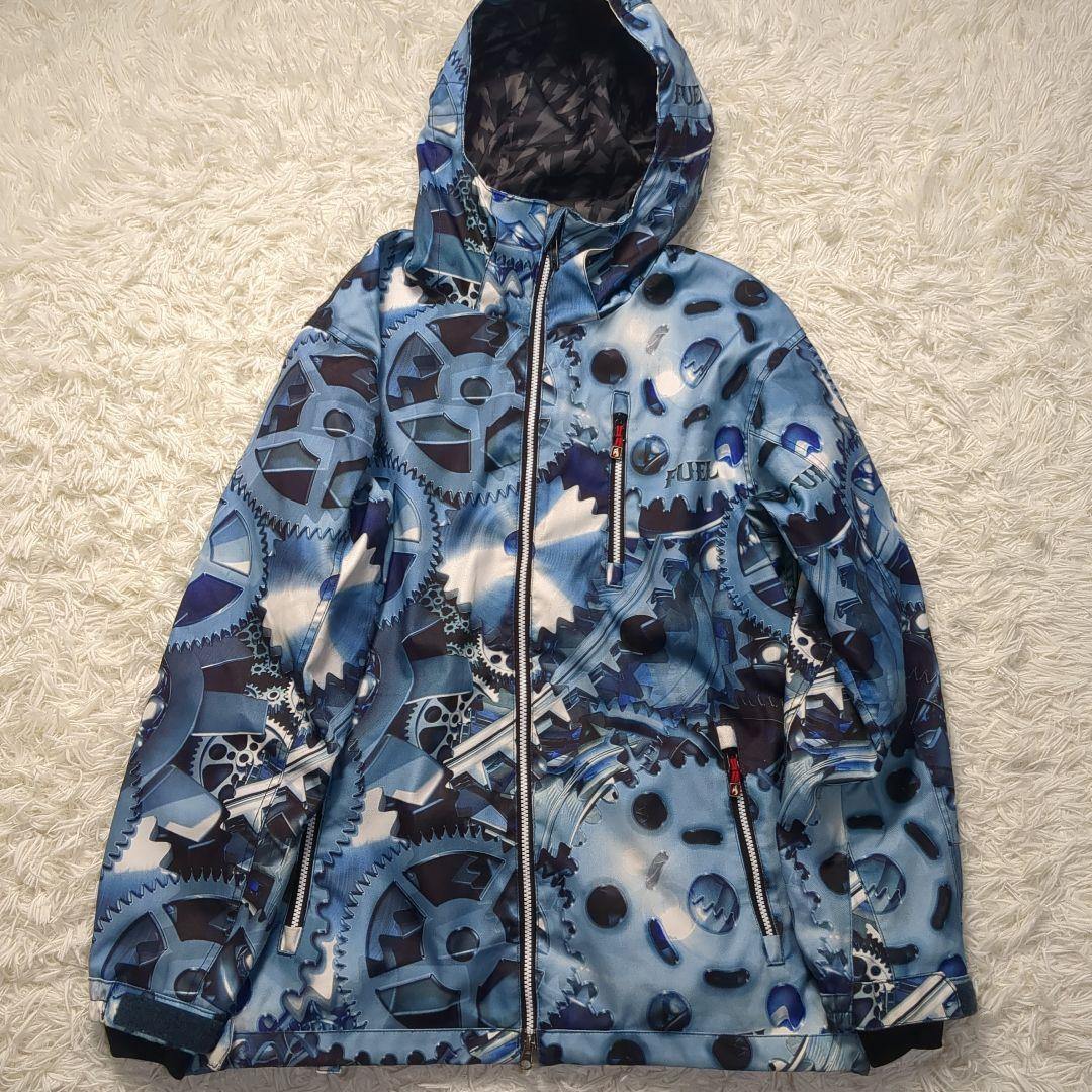 【人気✨FUEL✨L】スノー スノボ ウェア セットアップ 上下 総柄