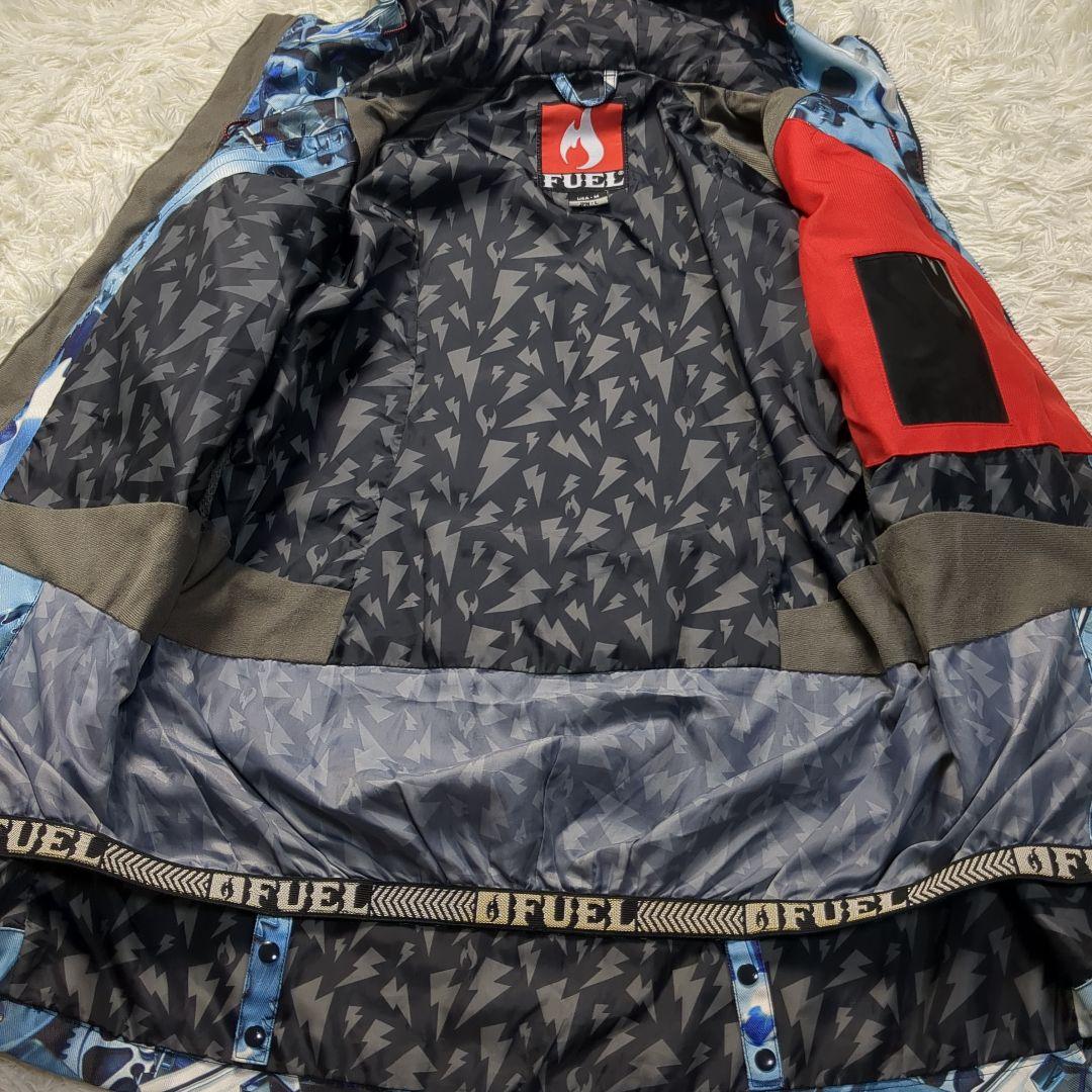 【人気✨FUEL✨L】スノー スノボ ウェア セットアップ 上下 総柄