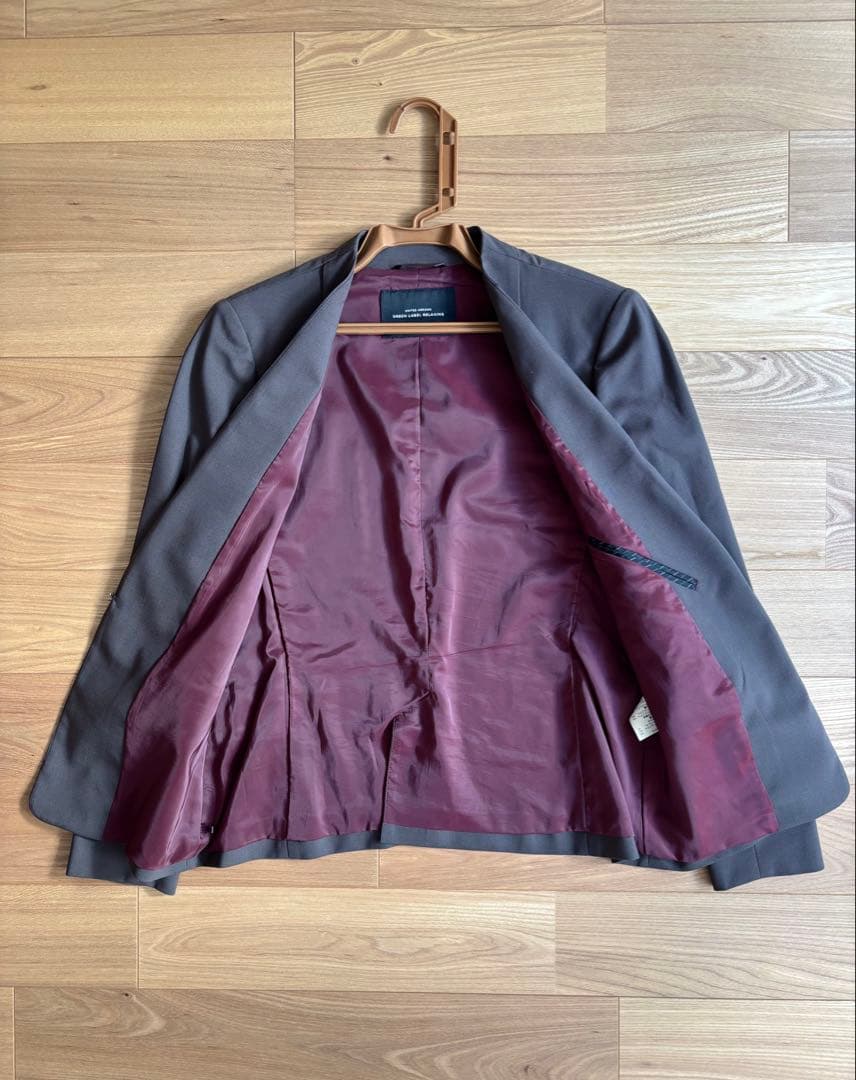 グリーンレーベル　ノーカラー ビジネススーツ セット