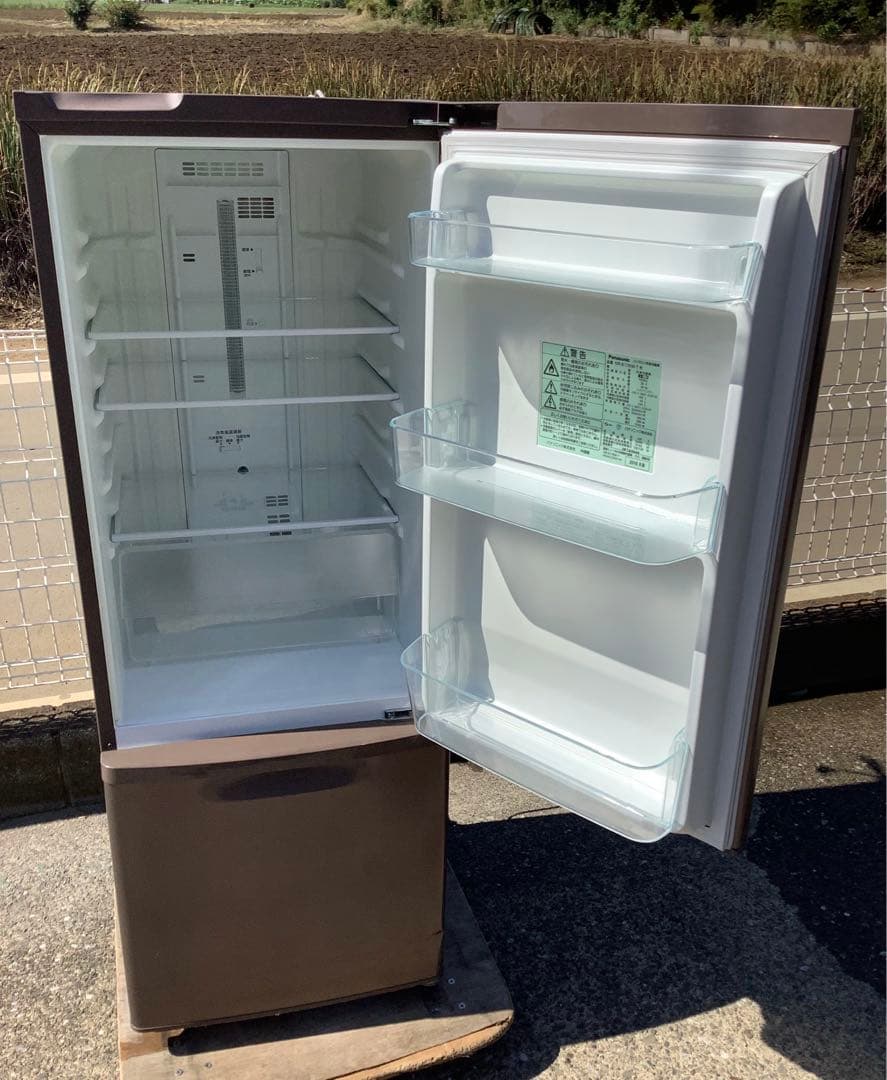 パナソニック 2ドア冷蔵庫 NR-B178W-T 16年製 168L ブラウン★