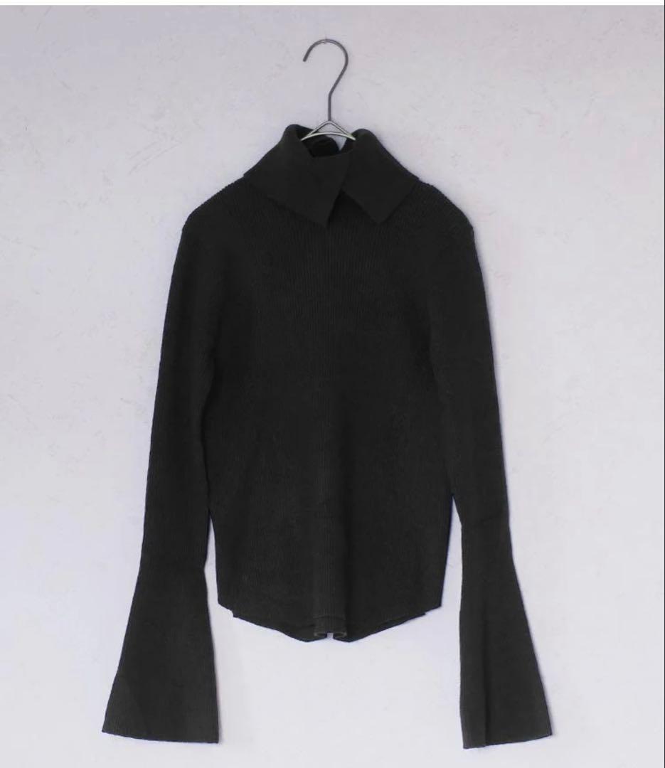 アンリアン　2way neck rib knit