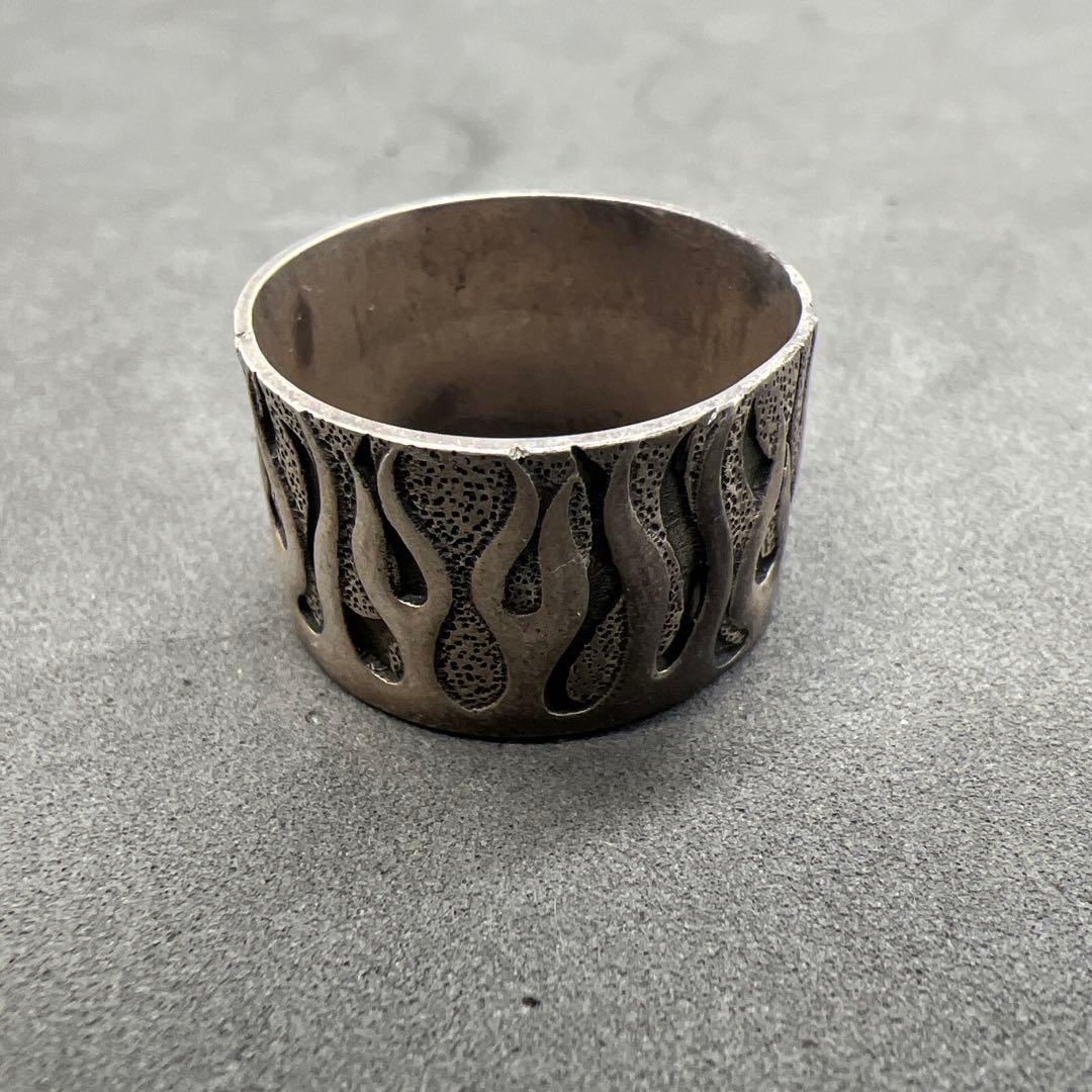 アクセサリー old mod harley davidson flame ring #21