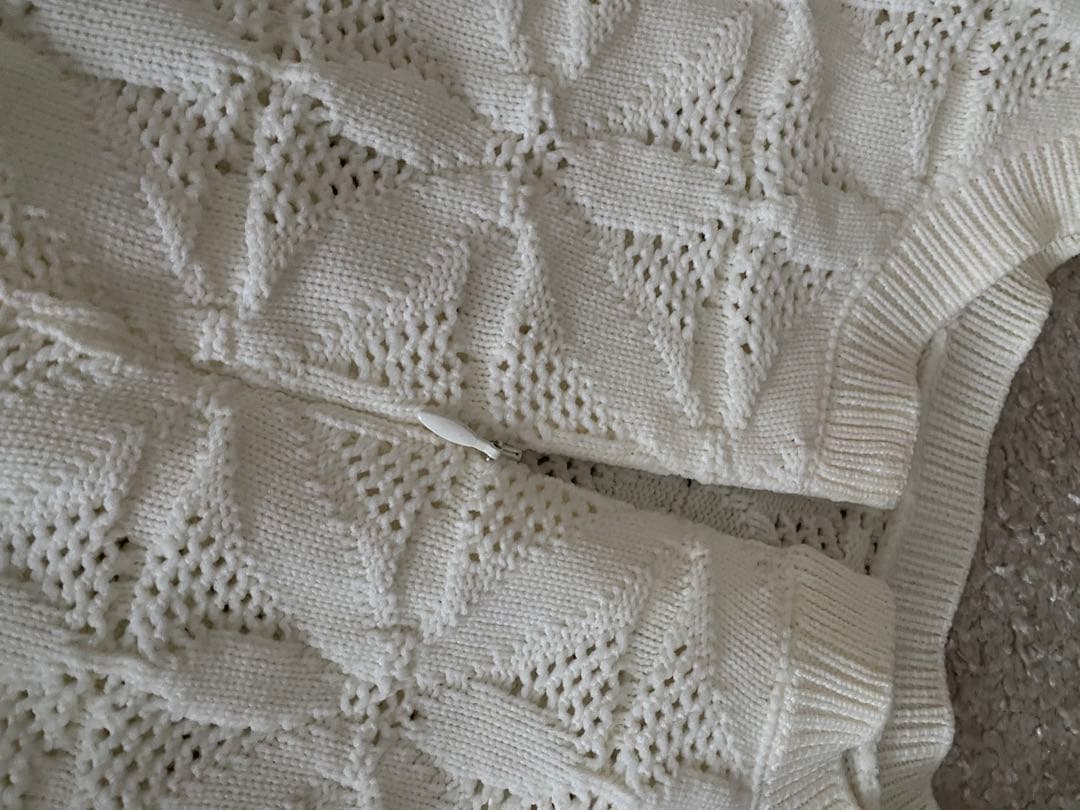 shipsWEB限定洗濯機可2WAYフラワー ジャカードハーフジッププルオーバー