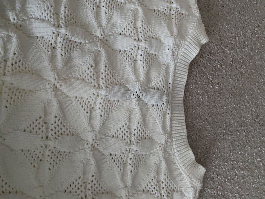 shipsWEB限定洗濯機可2WAYフラワー ジャカードハーフジッププルオーバー