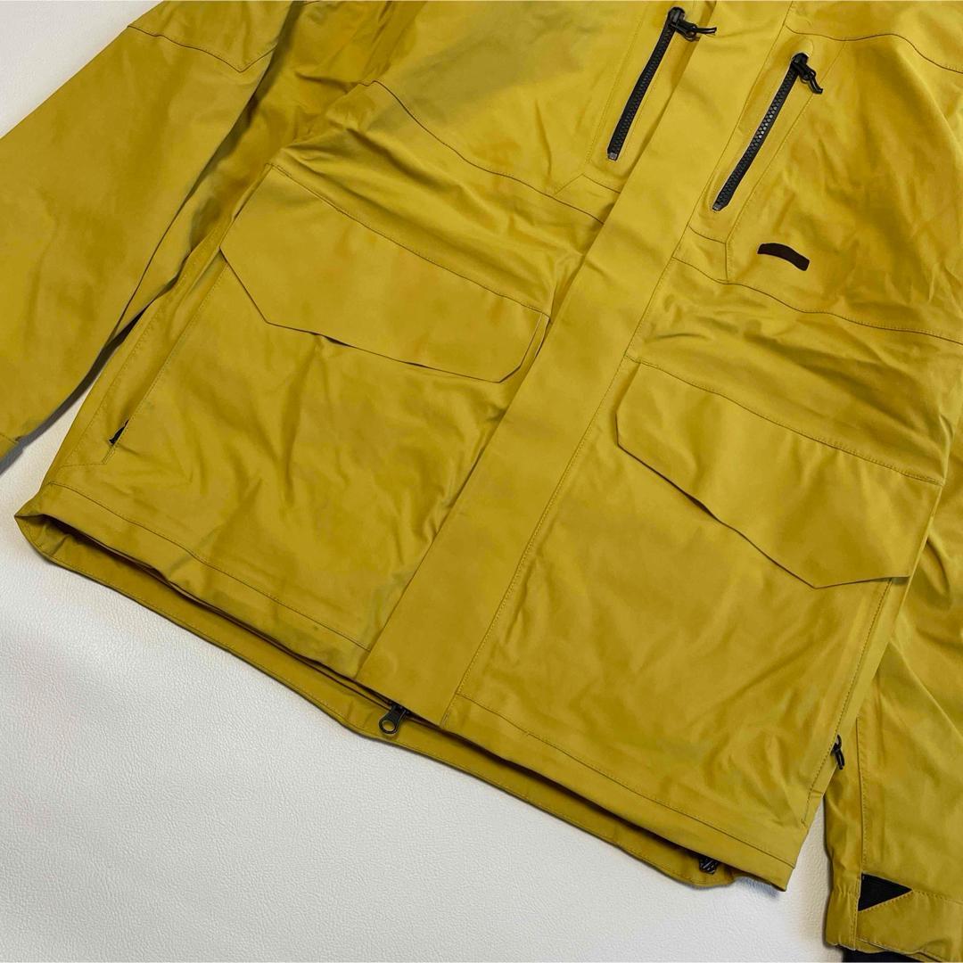 6679 ボルコム　ジャケット　メンズ　ゴアテックス　スノボウェア　イエロー