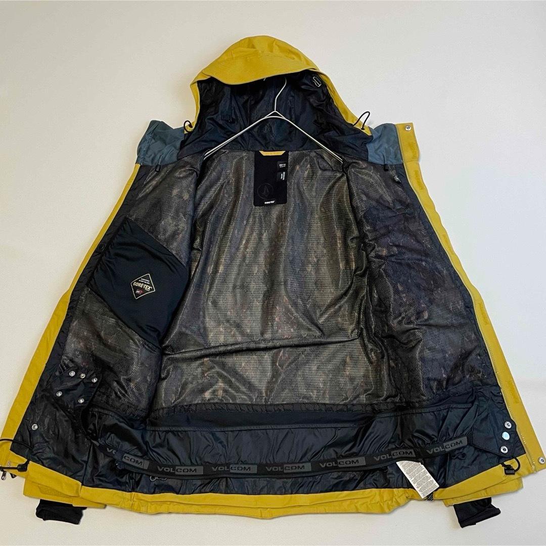6679 ボルコム　ジャケット　メンズ　ゴアテックス　スノボウェア　イエロー